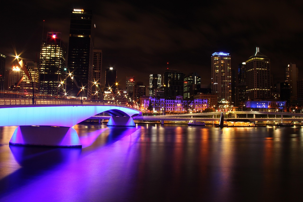 Brisbane River malam